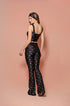 Flare Estampa Tsuru Noir Bee Gracie moda fitness feminina
