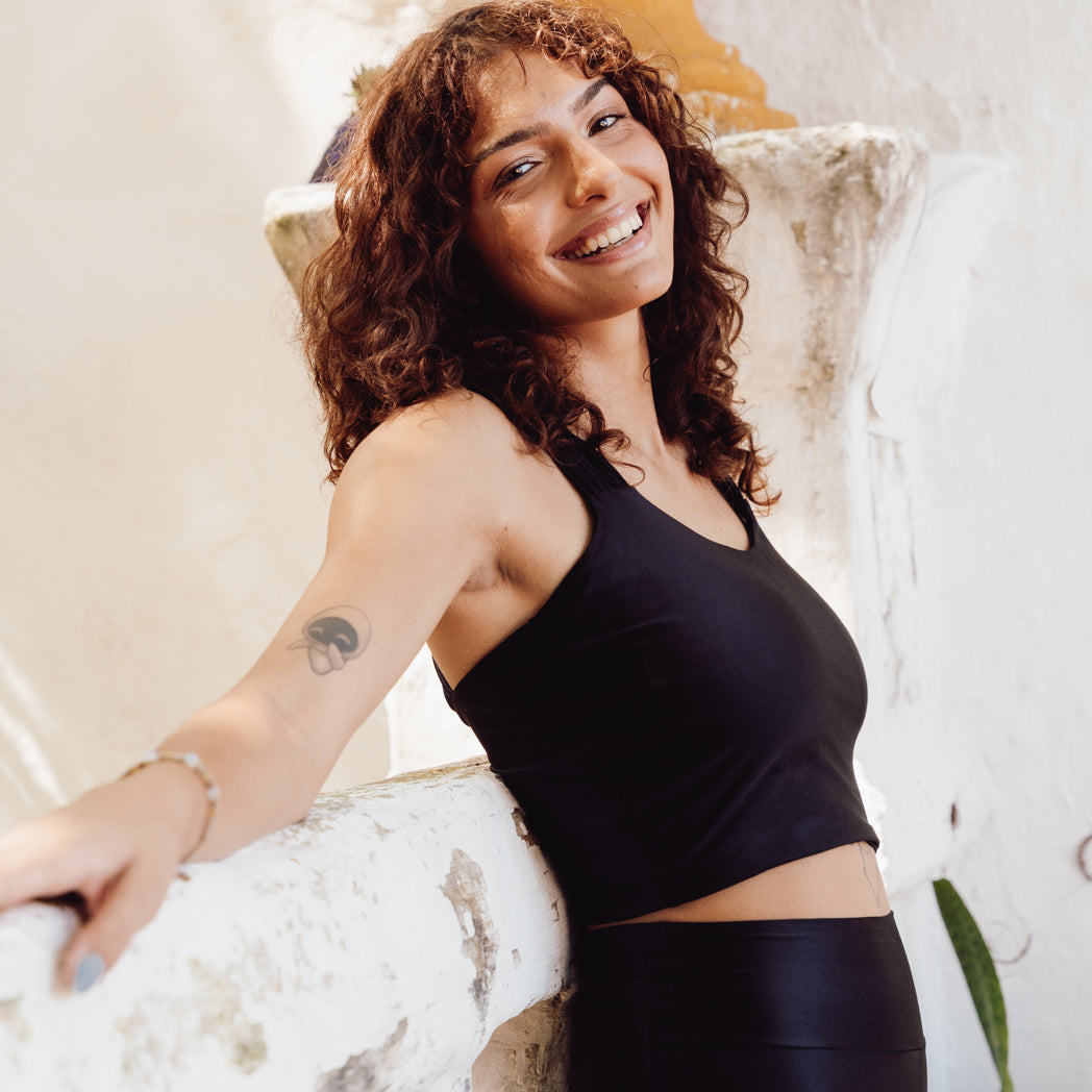 Top Aura  Black Bee Gracie moda fitness feminina