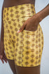 Short Estampa Golden Breeze Bee Gracie moda fitness feminina