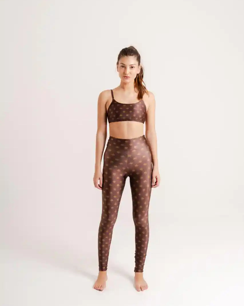 Legging Estampa Oásis modelo Skin by BEE GRACIE - CALÇAS Bee Gracie moda fitness feminina