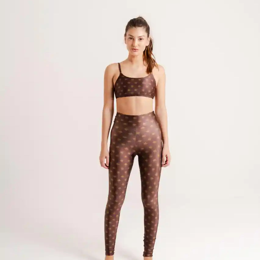 Legging Estampa Oásis modelo Skin by BEE GRACIE - CALÇAS Bee Gracie moda fitness feminina
