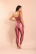 Legging Estampa Flor de Lis  modelo High Waist Bee Gracie moda fitness feminina