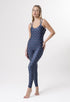 Jumpsuit Zen Estampa Blue Lotus Bee Gracie moda fitness feminina