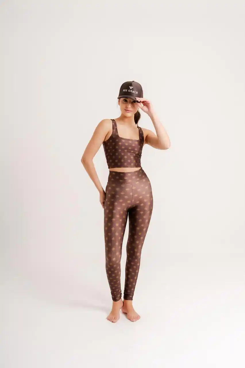 Legging Estampa Oásis modelo High Waist by BEE GRACIE - CALÇAS