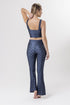 Flare Estampa Blue Lotus Bee Gracie moda fitness feminina