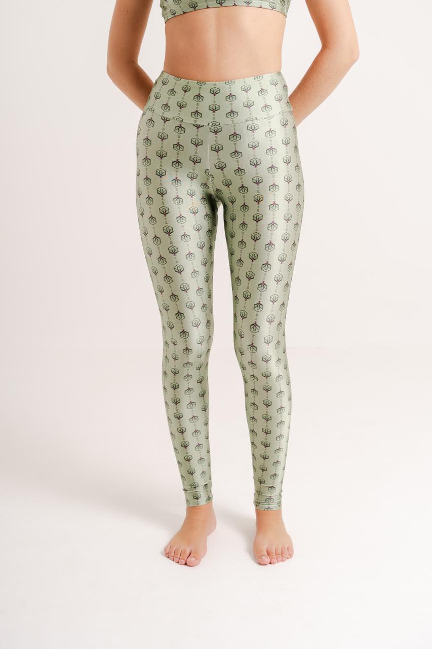 Legging Estampa Wildflower modelo High Waist