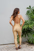Jumpsuit Zen Estampa Golden Breeze Bee Gracie moda fitness feminina