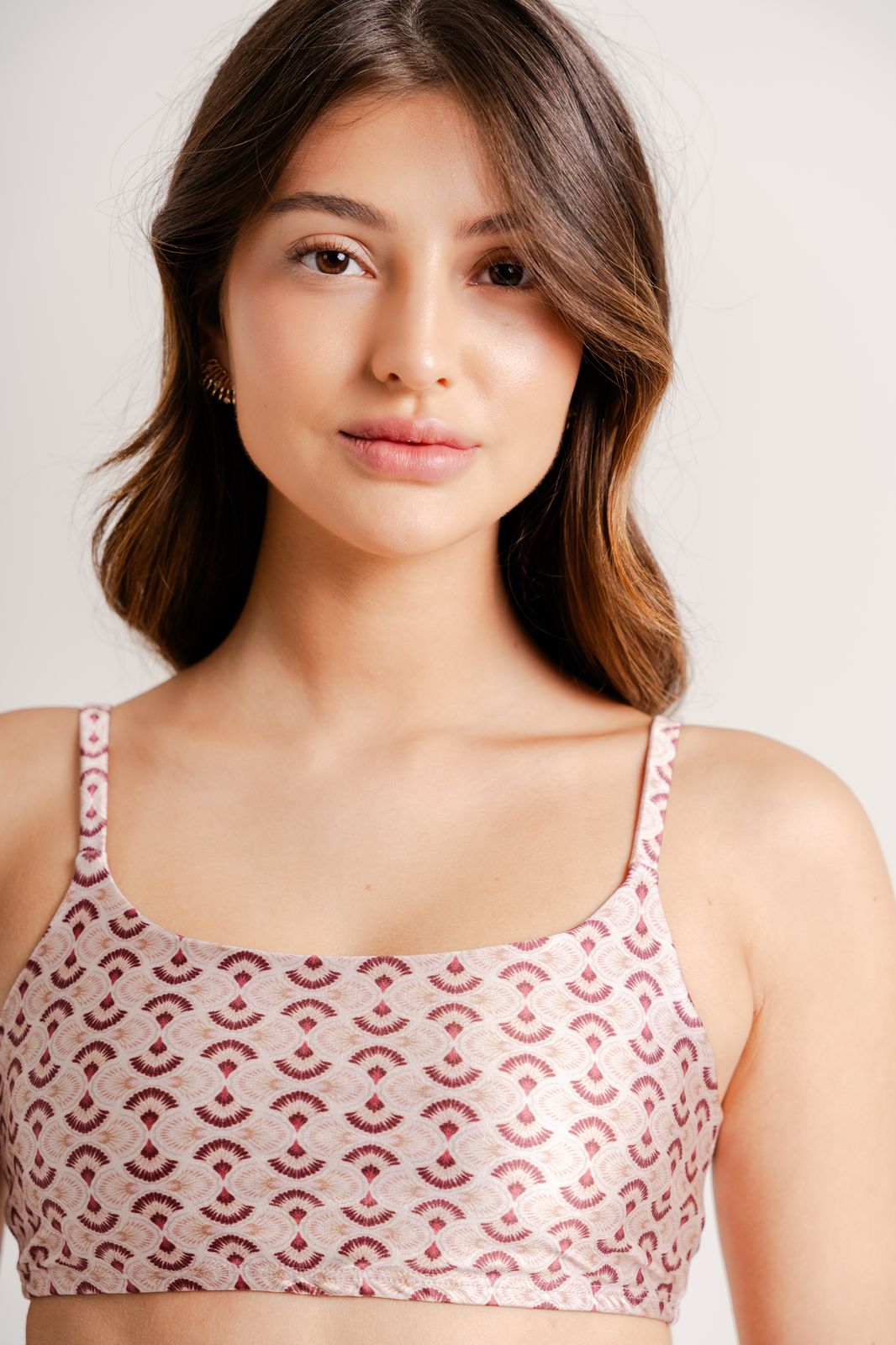 Top Comfort Estampa Blush